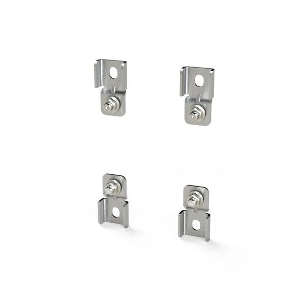 Mounting Kit, 3 in. H x 1-1/2 in. W x 2 in. L, 316 Stainless Steel, 4 PK